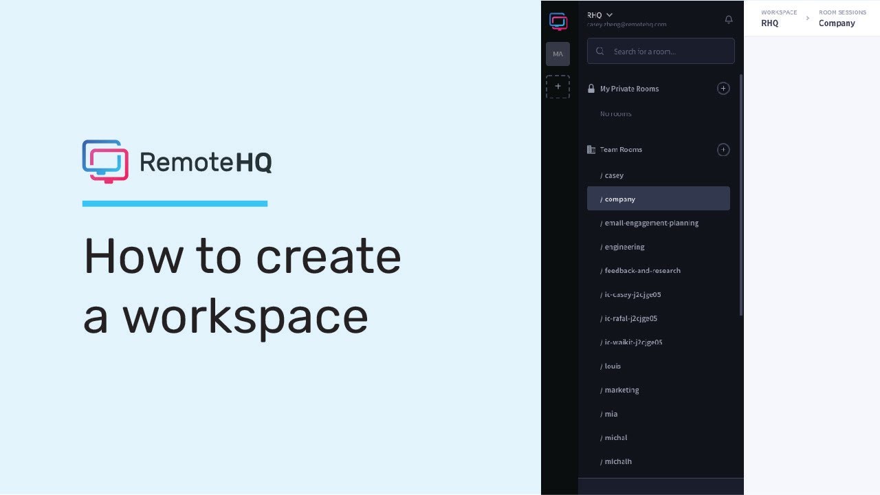 How to Create a Workspace | RemoteHQ Tutorial
