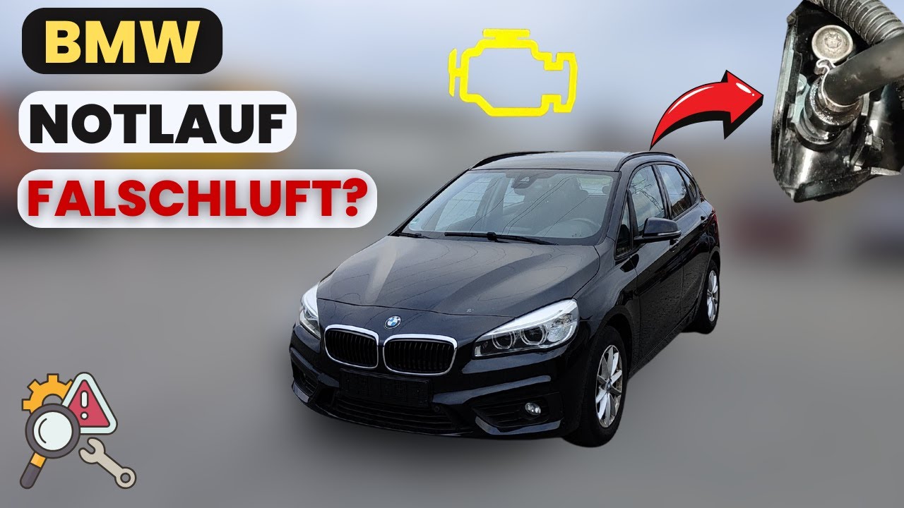 BMW 218d (F45)  Fehlersuche & Diagnose Notlauf  Ursachen & Lösung Fehlercode: 36f400 36f000