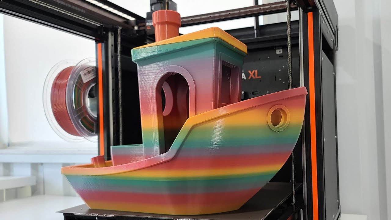 This XL Benchy on the Prusa XL is over 16