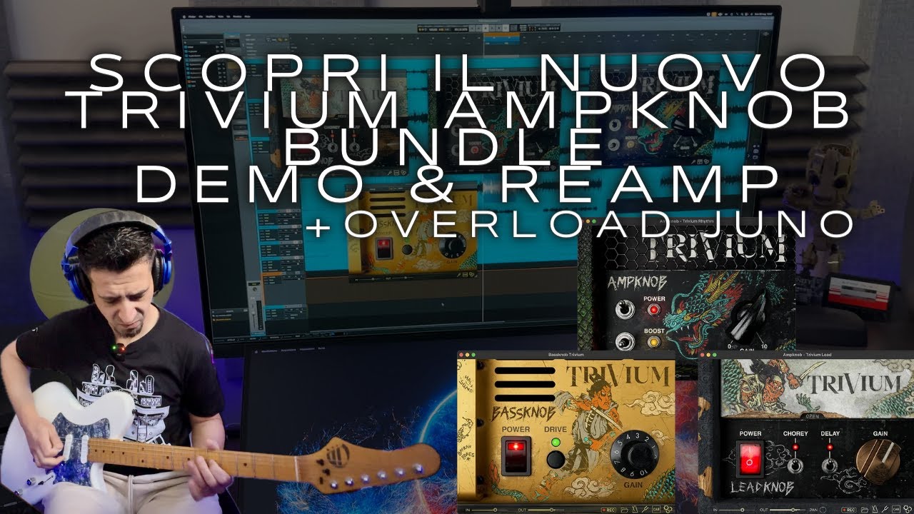 Scopri Il Nuovo Trivium Ampknob Bundle + Overload Juno @bogrendigital @overloadguitars