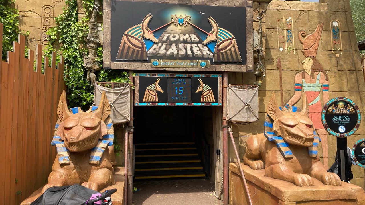 Tomb Blaster June 2024 POV (Chessington World of Adventures)