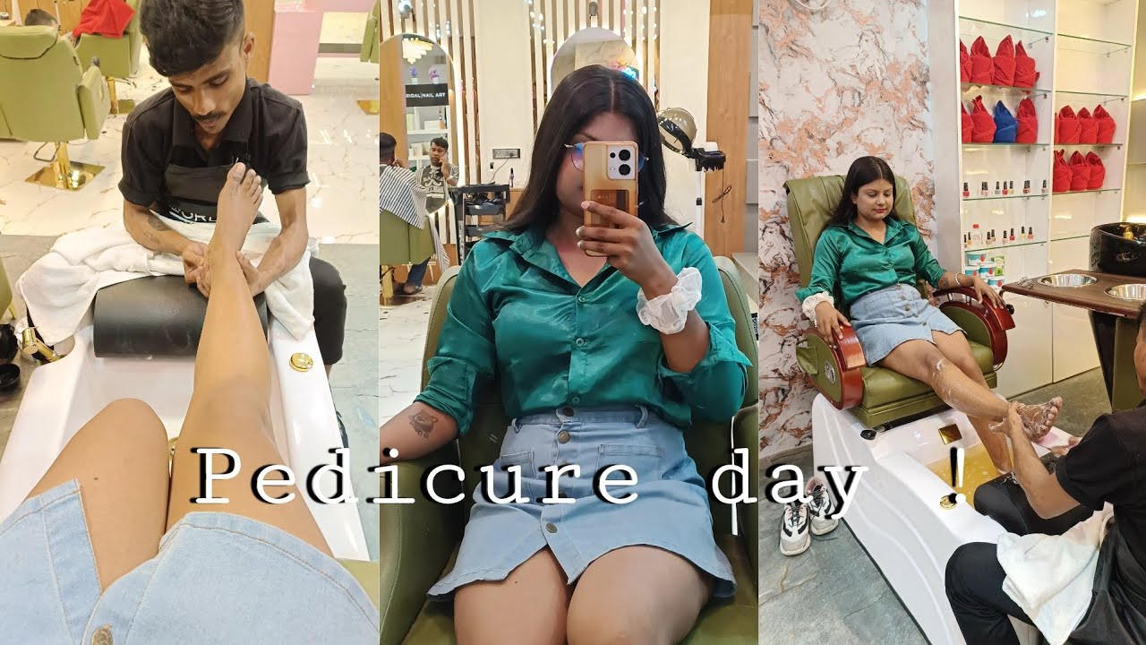 My first ever pedicure experience ft. Stylounge salon ✨ || @OYEKRITIKA
