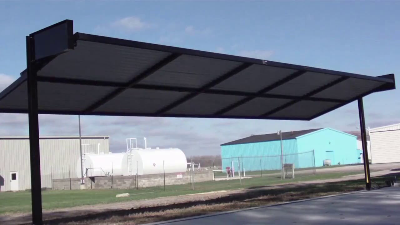 Stand Alone Self Supporting Hangar Door - by HIGHER POWER Hydraulic Door