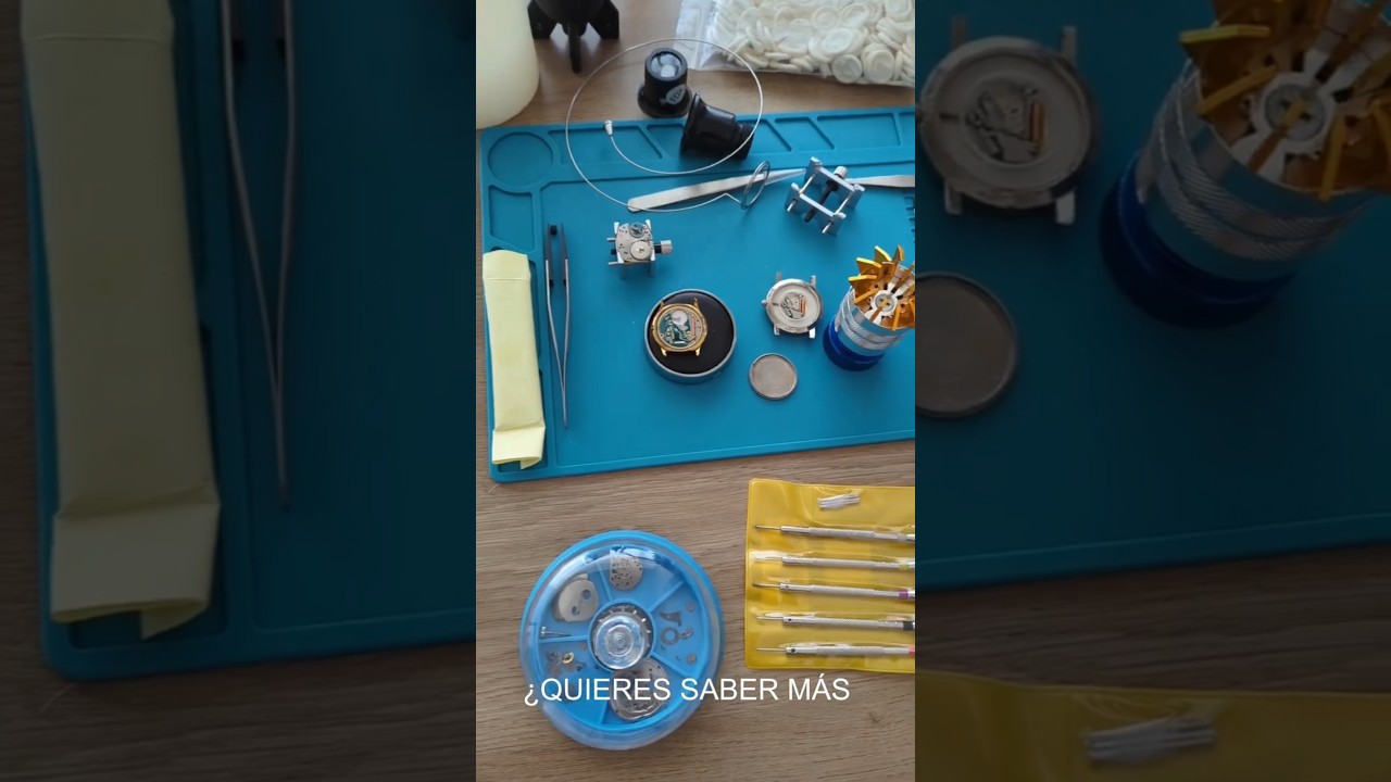 Estas son las herramientas esenciales para empezar en relojer&iacute;a.
