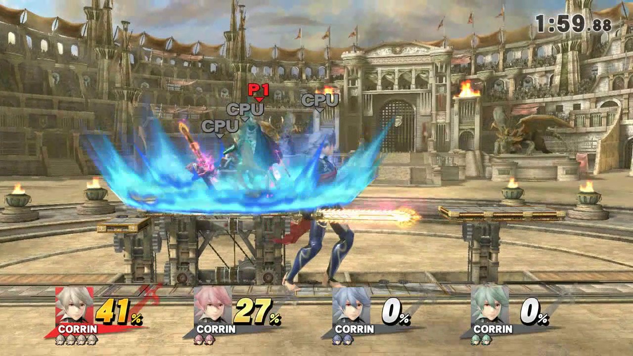 Giant Corrin Battle On SSB4
