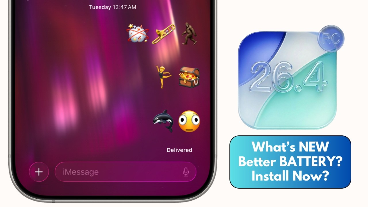 Вышла iOS 26.4 RC с НОВЫМИ ФУНКЦИЯМИ.