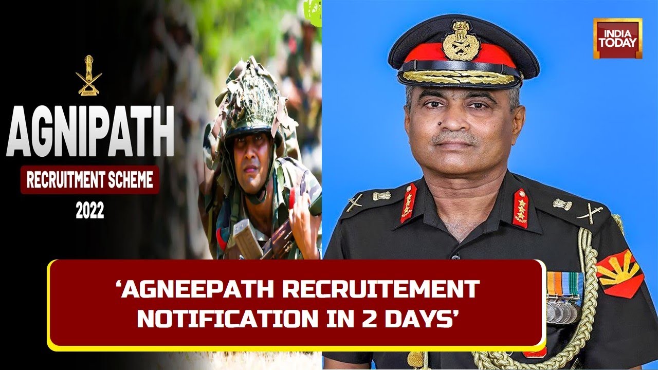 Army Chief Reveals Agneepath Recruitment 2022 Notification To Be Out In 2 Days, Clarifies Concerns