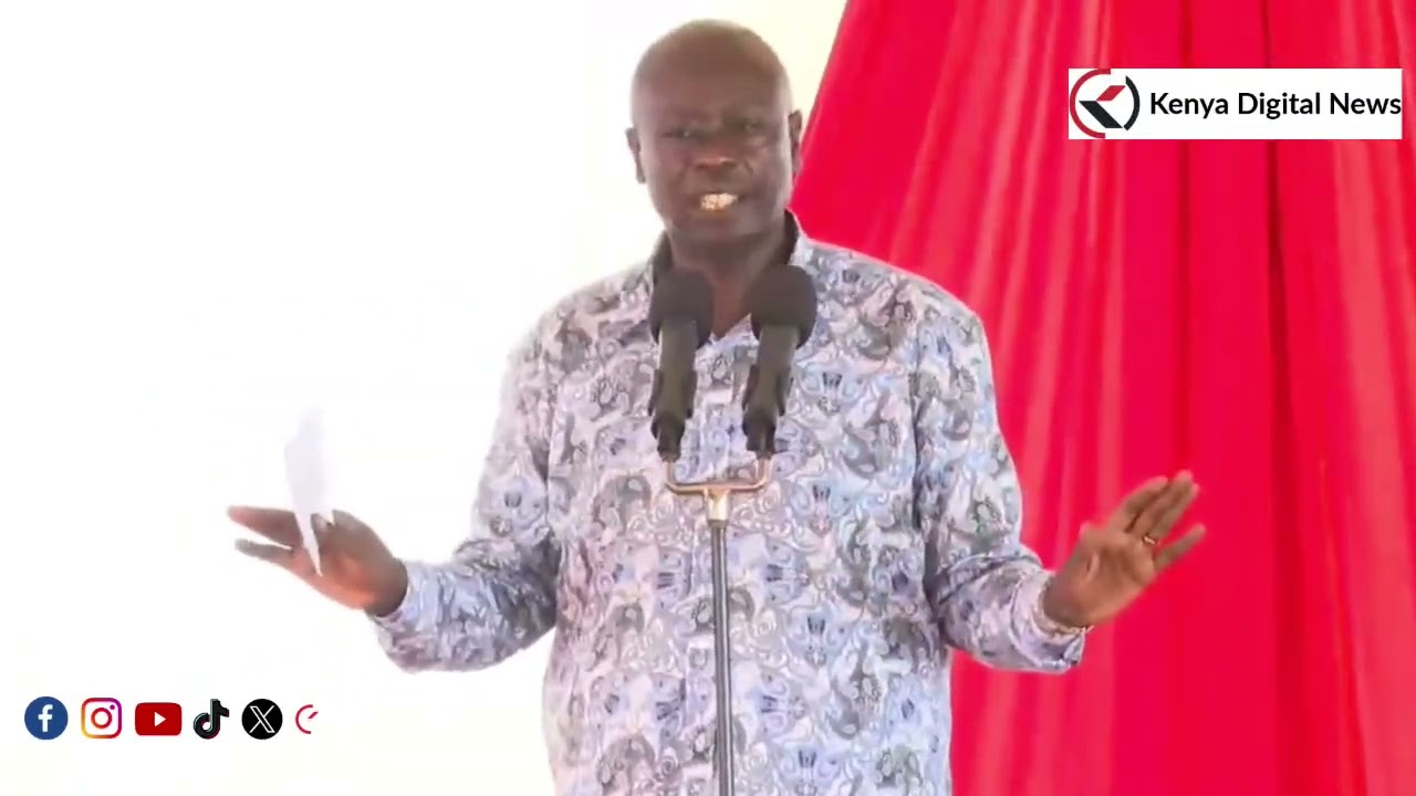 DP Gachagua sends a tough warning to drug barons as he roars in Mombasa!!