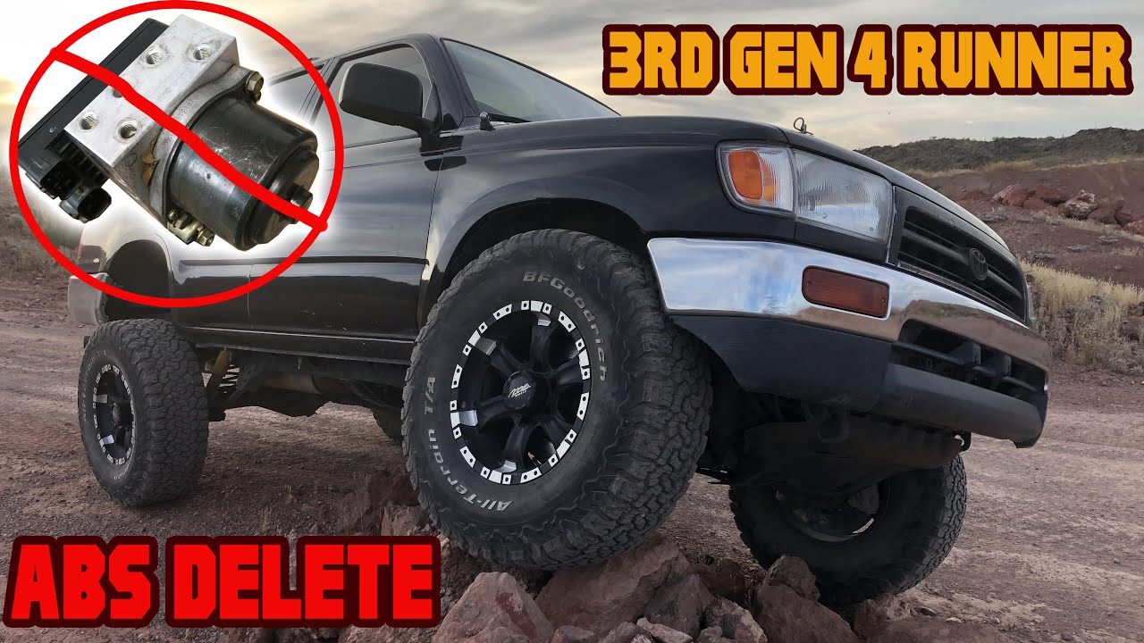 Удаление ABS Toyota 4Runner 3-го поколения (96-02) (Устранение неисправностей тормозной системы)