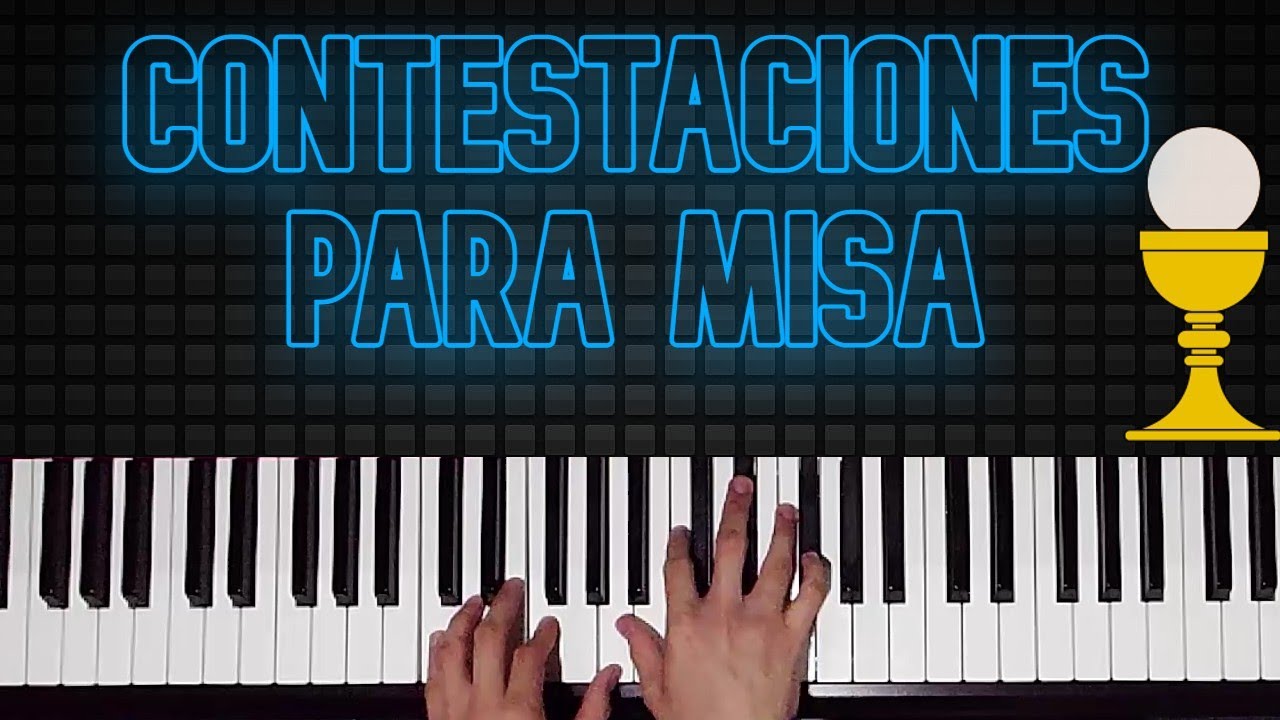 👉👨‍🏫 Aprende a ACOMPAÑAR las respuestas cantadas para la misa | TUTORIAL para órgano 🎹