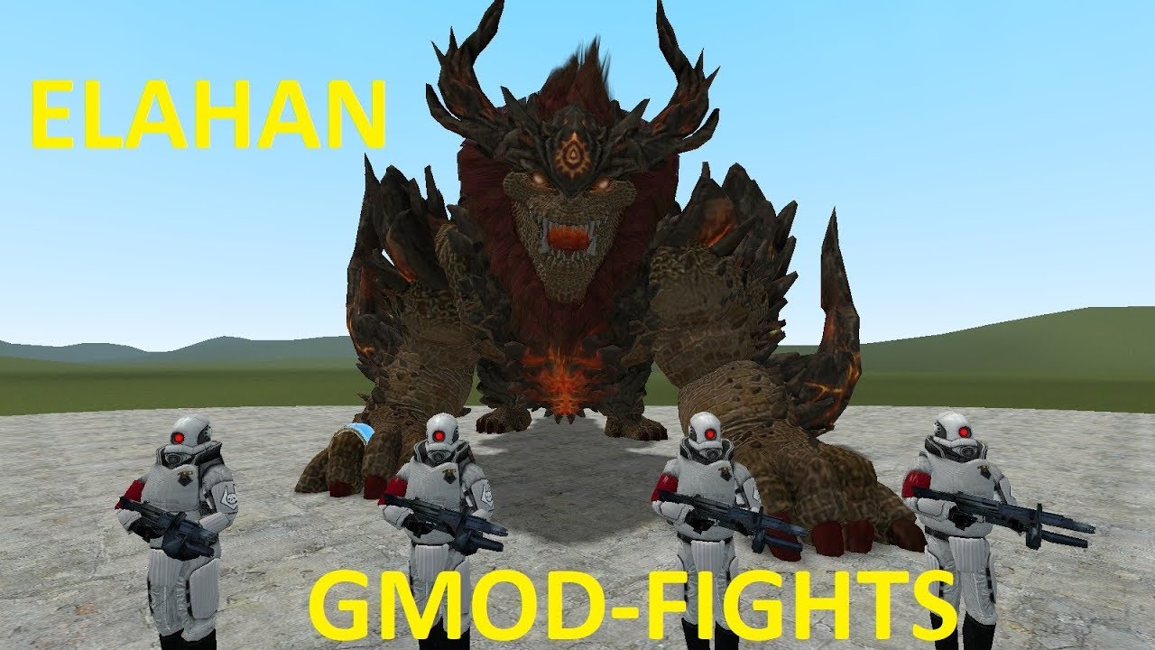 EPIC ELAHAN NPC - GMOD FIGHTS!