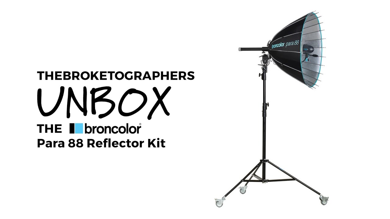 Unboxing a Broncolor Para 88 Reflector Kit // The Broketographers