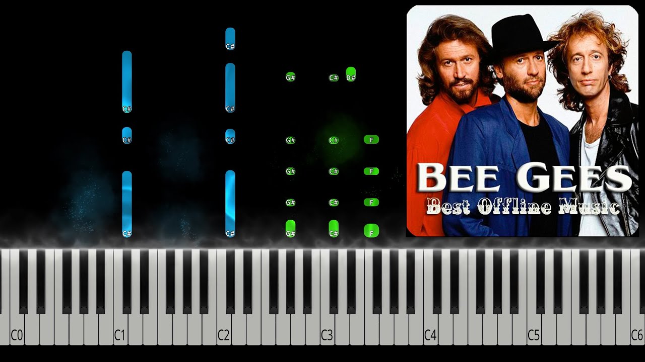 Bee Gees - Too Much Heaven Piano Tutorial