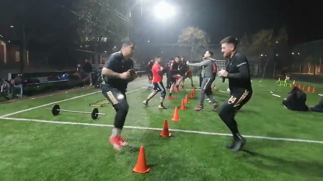 Preparador físico profesional agreditado inaf Chile Manuel Morales Entrenamiento jaula junior