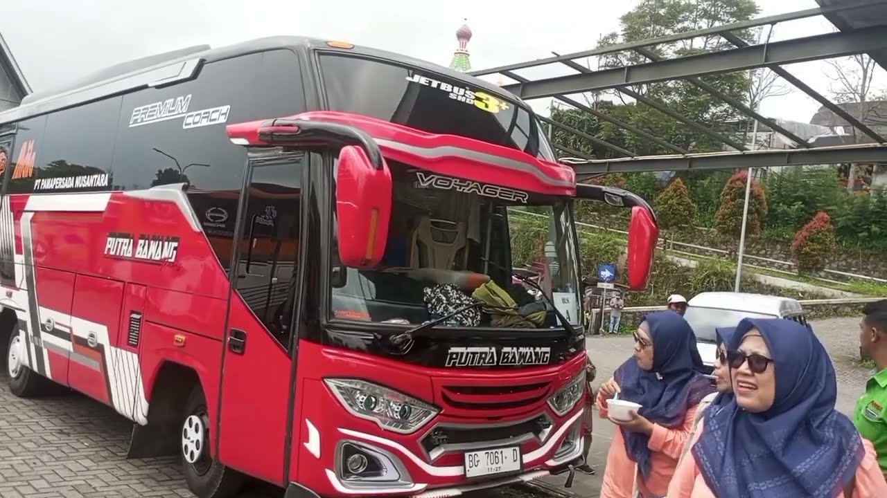 Hunting bus Terminal wisata Gedong Songo situasi