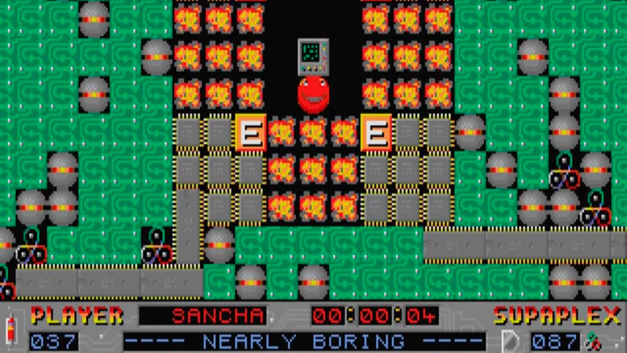 Supaplex (WITH COMMENTS): Level 37 - Nearly Boring