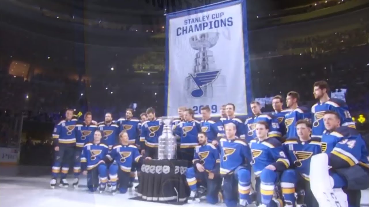 NHL | The St.Louis Blues Raise The Stanley Cup Champions Banner | 2019