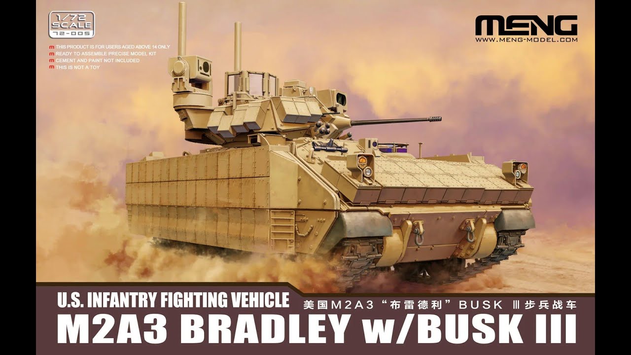 Meng 1/72 M2A3 Bradley w/BUSK III