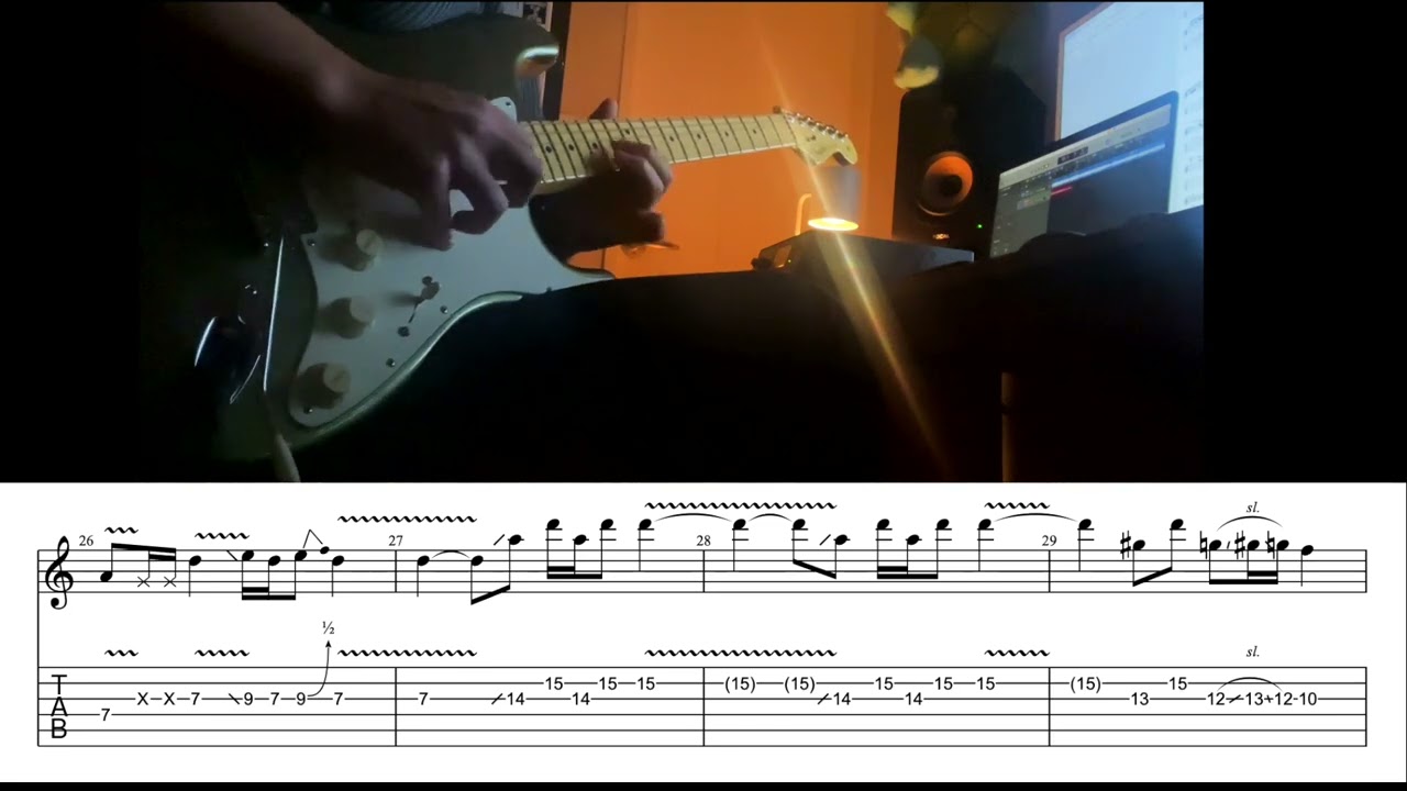 Robben Ford - Help the Poor Guitar Solo (with Tab) / 내 인생이 블루스다