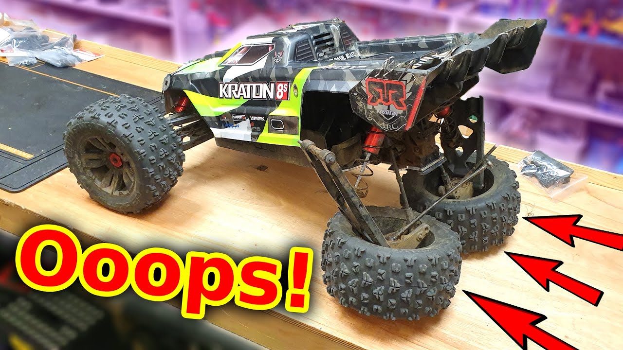 Giant $1150 RC Car Extreme TESTING - Arrma Kraton 8s
