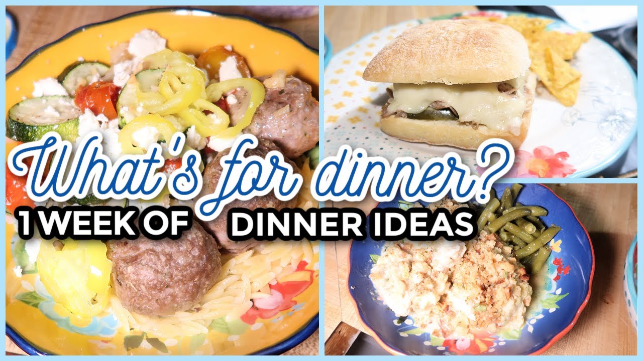 WHAT'S FOR DINNER? #274 | 7 Real-Life Family Meal Ideas