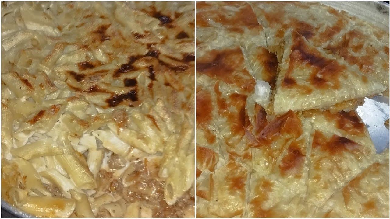 احلي صينيه مكرونه بالبشاميل وجلاش باللحمه👌😋🔥