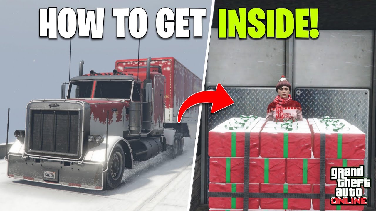 Как попасть внутрь грузовика Happy Holidays | Соберите все подарки | GTA Online