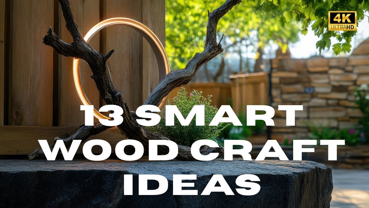 🌱 13 Smart Wood Craft Ideas Using Fallen Branches for a Beautiful Garden