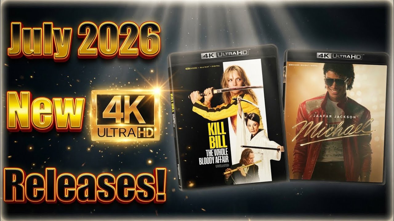 Новинки 4K UHD Blu-ray: релизы июля 2026 года!