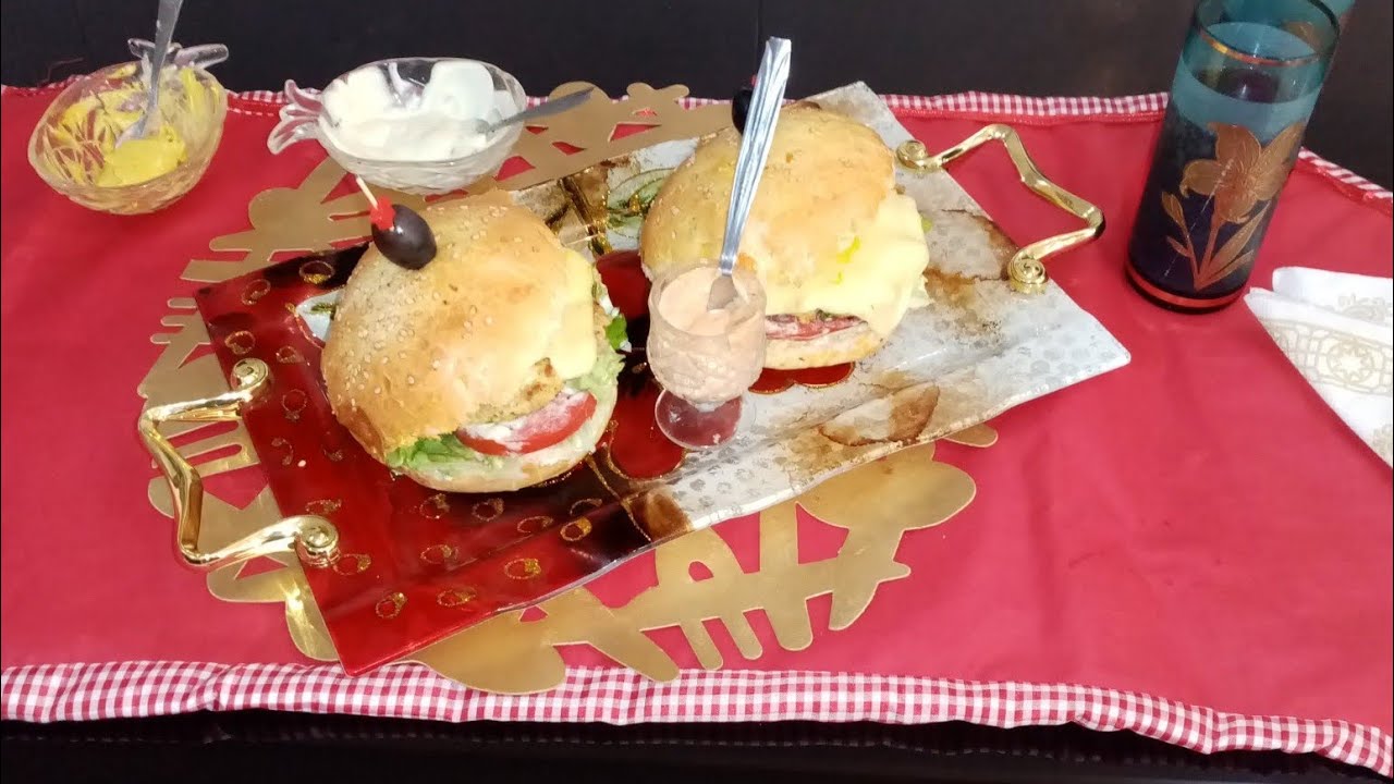 humberger de la pate a la bouche par QUEEN H/ همبرغر لذيذ و اقتصادي