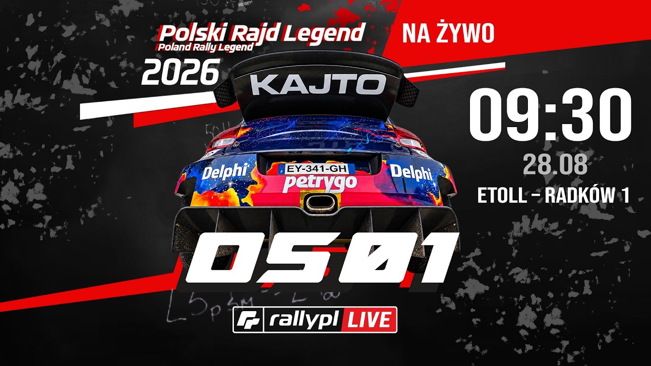 🎥 LIVE: 3. Polski Rajd Legend - OS1 Shell Etoll &ndash; Radk&oacute;w