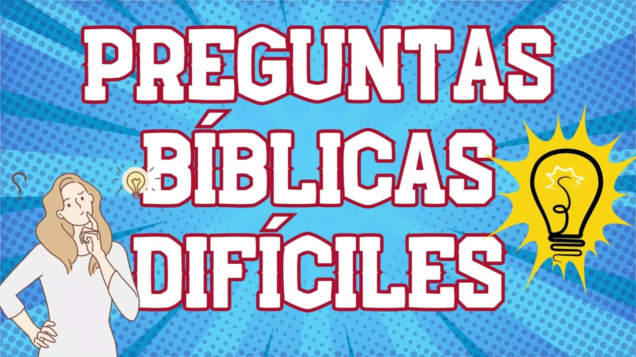 18 PREGUNTAS BIBLICAS DIFICILES ¿Y TU, LO SABIAS? #isaias419 #testbiblico #estudiobiblico