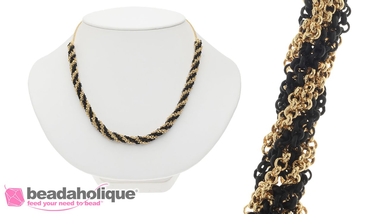 How to Make a Kumihimo Chain Necklace