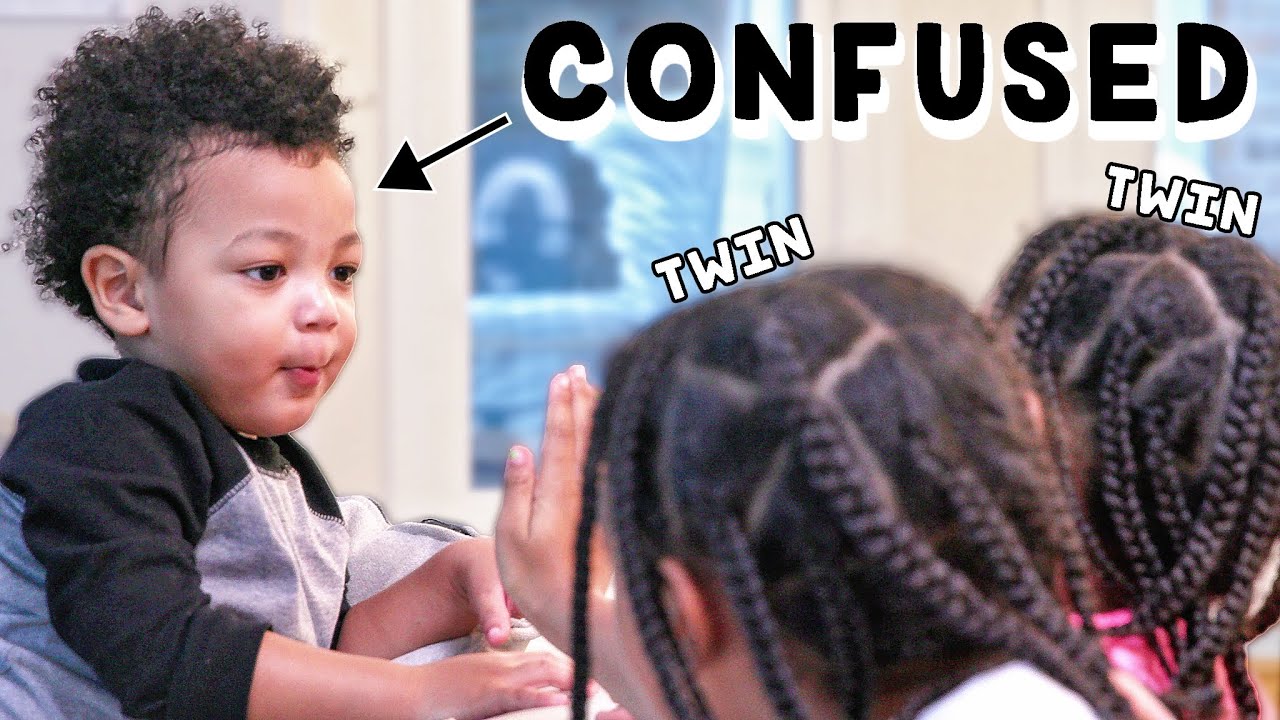 Baby Confused By Twins