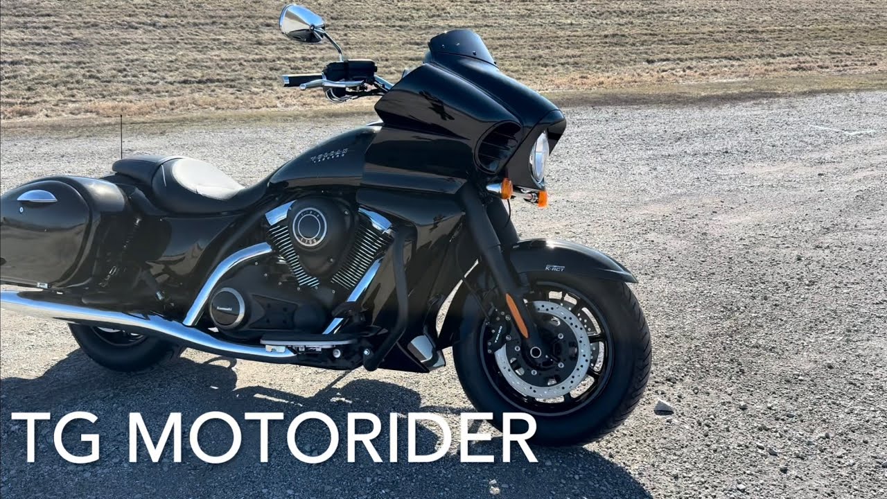 Обзор мотоцикла Kawasaki Vulcan Vaquero 2025 года от TG MotoRider. Мощный и мощный мотоцикл с баг...
