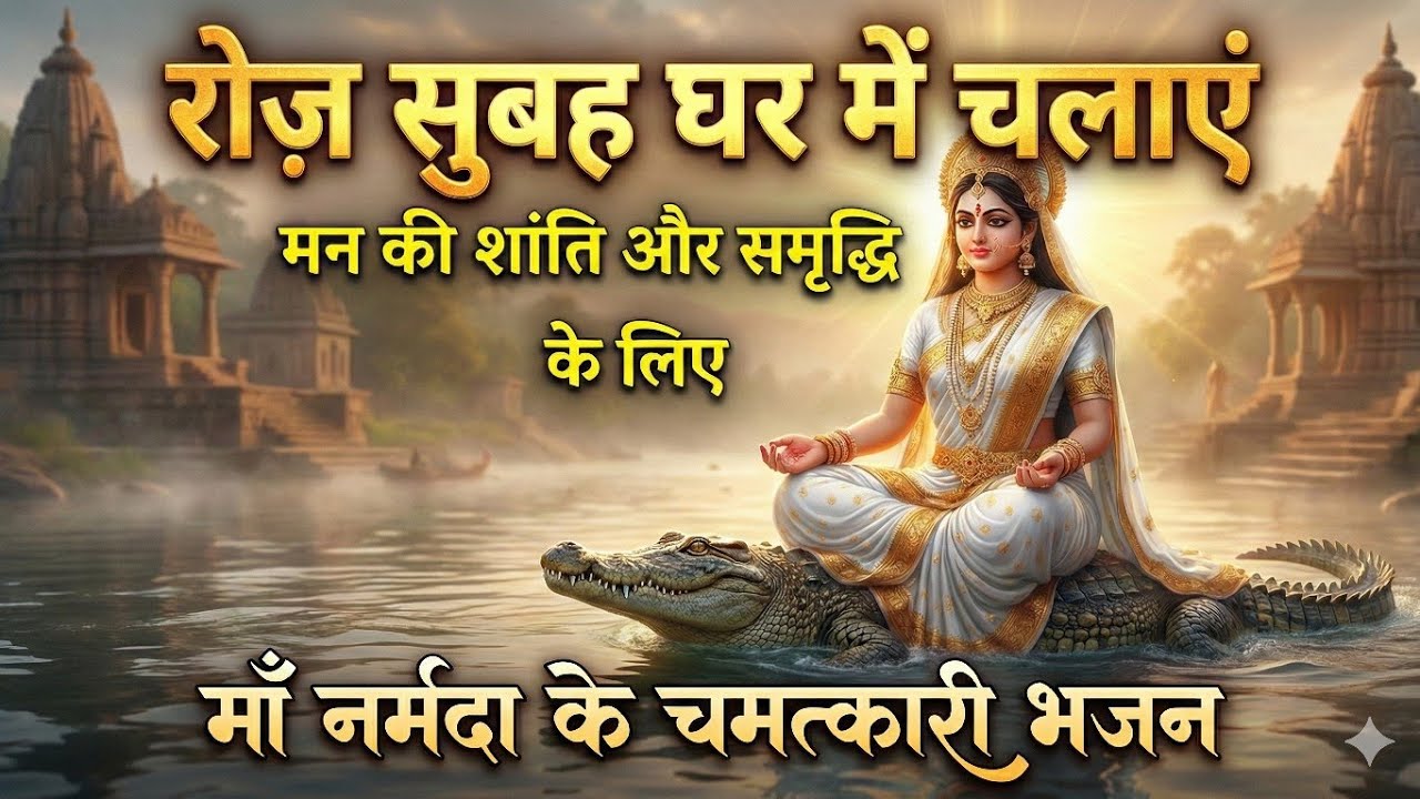 🪔 🌊 सुबह की शुरुआत माँ नर्मदा के भजनों से | Narmada Morning Aarti & Bhajans | Non-Stop 🌸 🙏