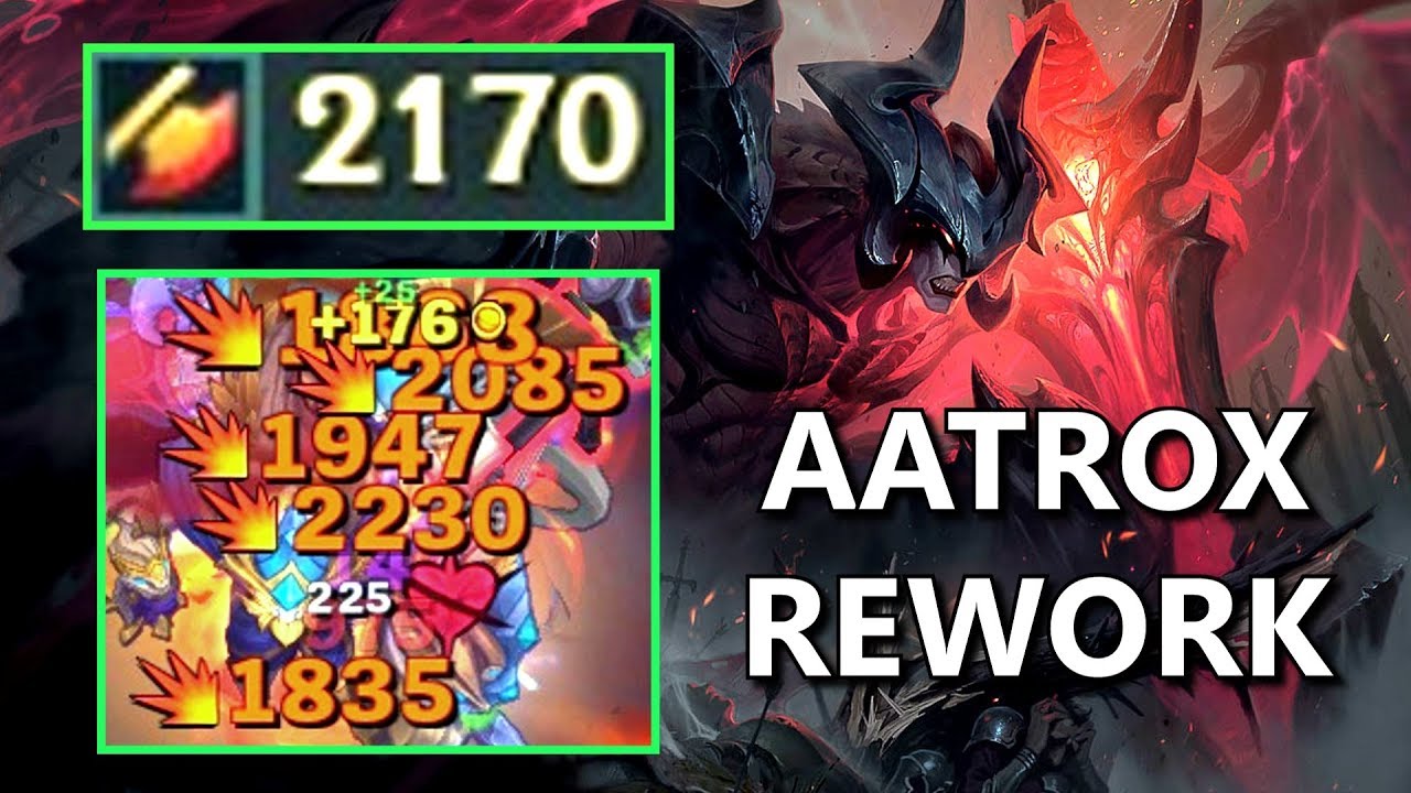 2170 ATTACK DAMAGE AATROX! (Rework Aatrox Damage Test)