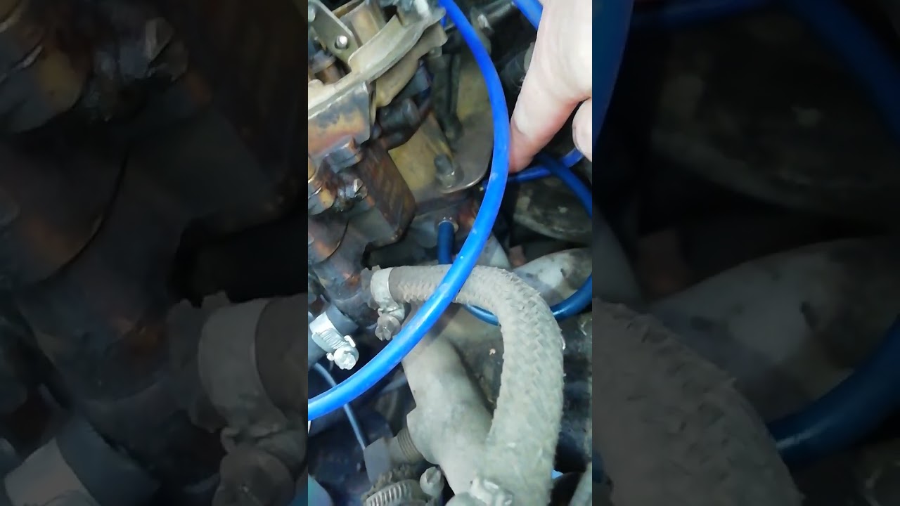 Газель ДВС ЗМЗ 406 Карбюратор К151Д порядок соединения трубок