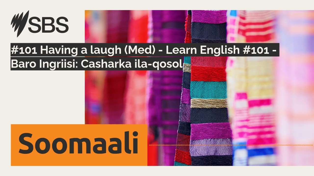 #101 Having a laugh (Med) - Learn English #101 - Baro Ingriisi: Casharka ila-qosol | SBS Somali...