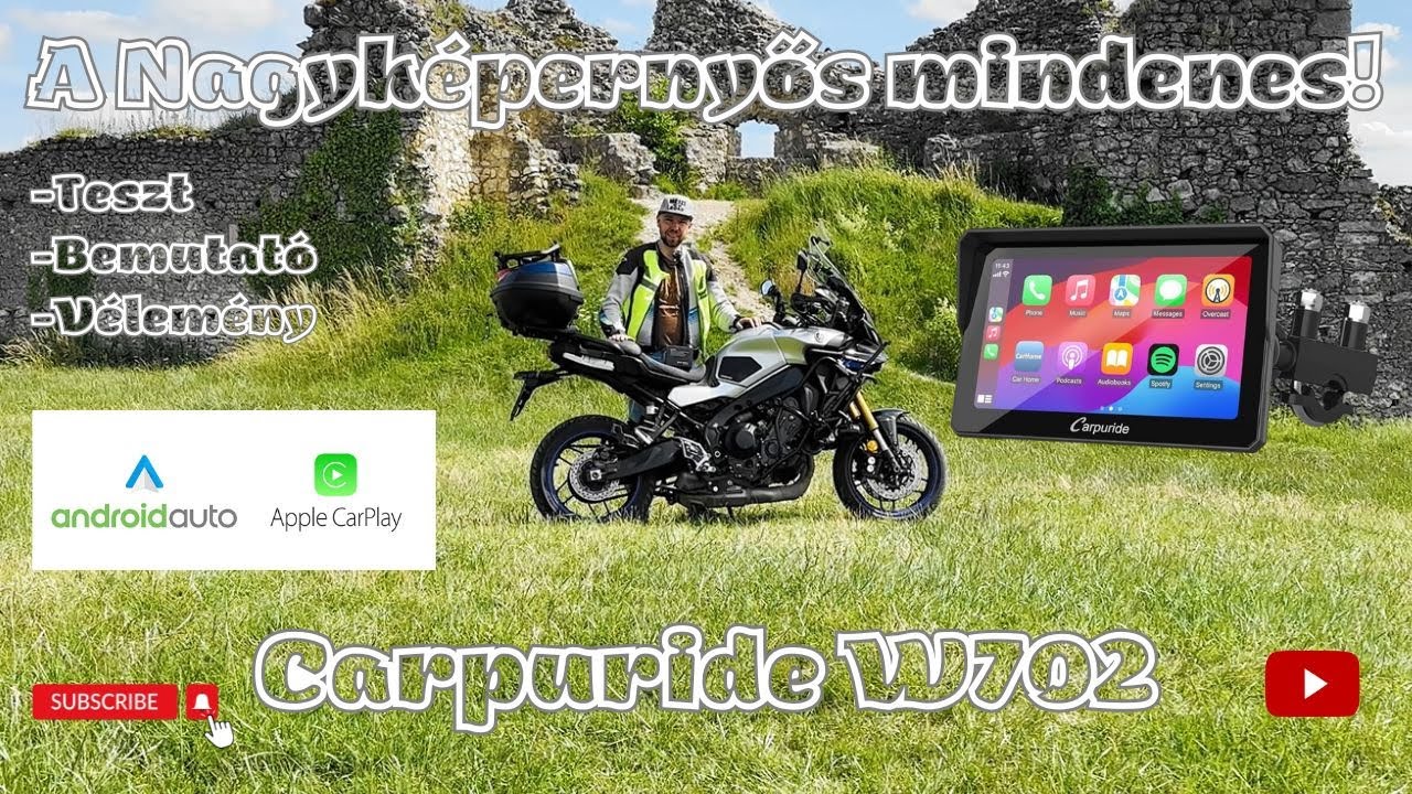 A Nagyképernyős mindenes? Carpuride W702 készülék teszt és bemutató!