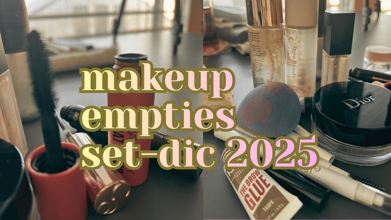 Finiti makeup settembre - dicembre 2025 || tiriamo due sommette