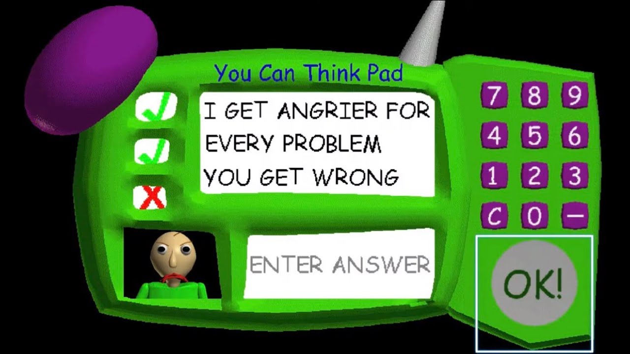 Baldis basics in ROBLOX first time play 
