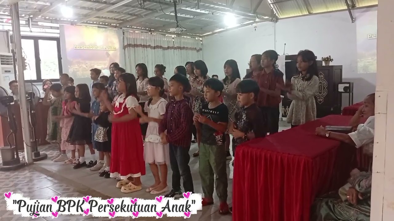 Ibadah BPK Persekutuan Anak Jemaat Bukit Sion Mamuju Dan Persembahan Pujian 