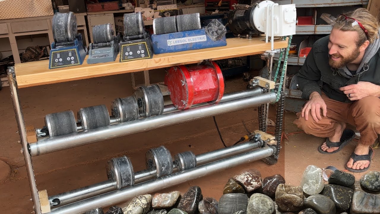 Building a Mega Rock Tumbler!