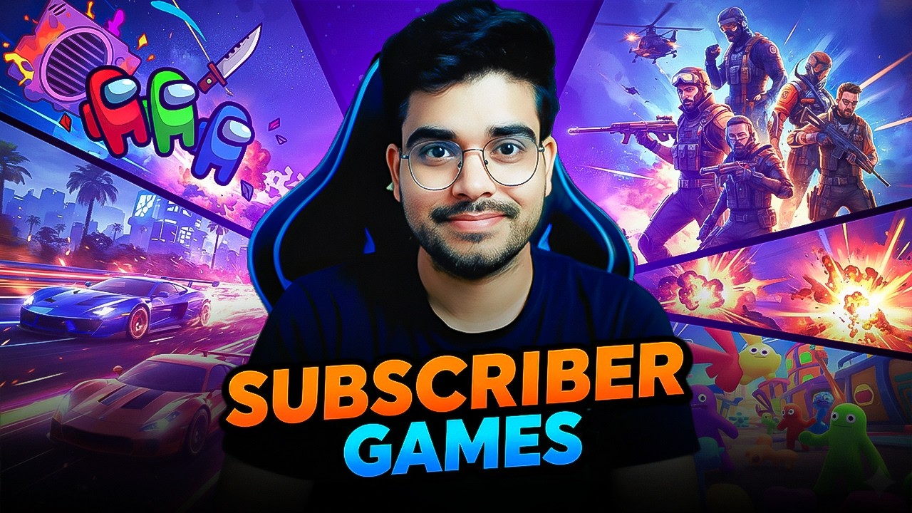 Regular Streamer is Back | Sunday Subscriber Games 😅
