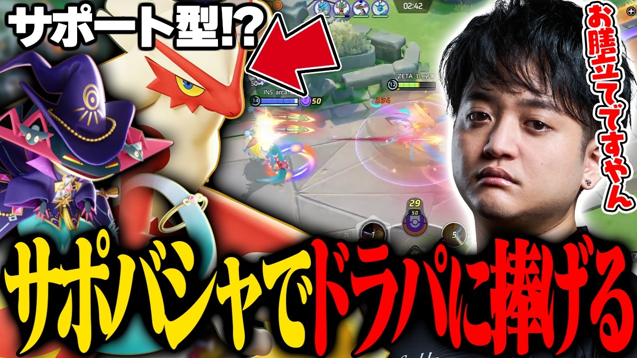 サポートバシャーモ！？あの