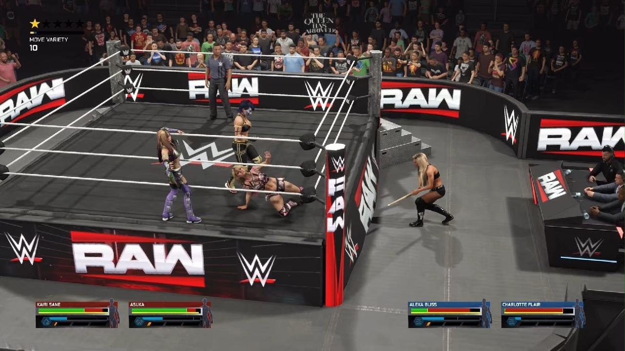 WWE 2K25: Tag Match vs Flair and Alexa