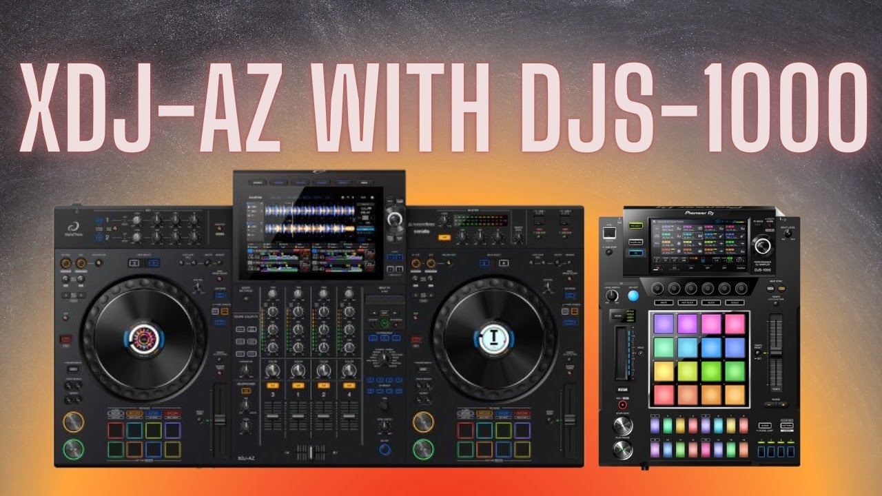 AlphaTheta XDJ-AZ с сэмплером Pioneer DJ DJS-1000