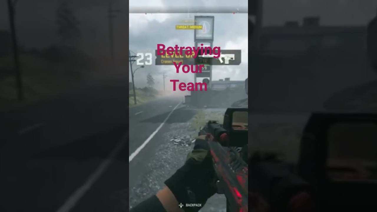 betraying your team #cod #callofduty