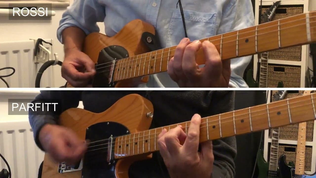 Status Quo - Rockin' All Over the World [full cover] Rossi/Parfitt split screen version